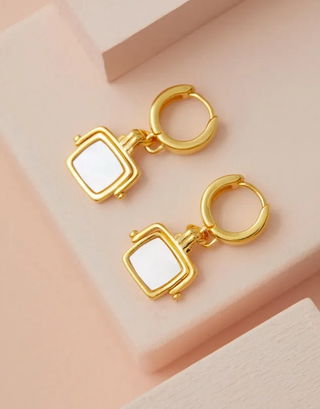BRIE LEON - SANTIAGO DROP EARRINGS PEARL