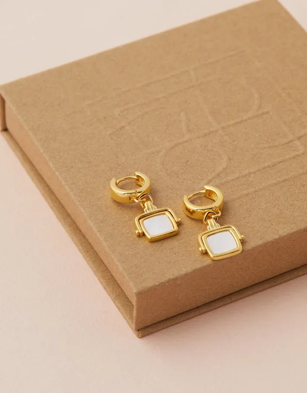 BRIE LEON - SANTIAGO DROP EARRINGS PEARL