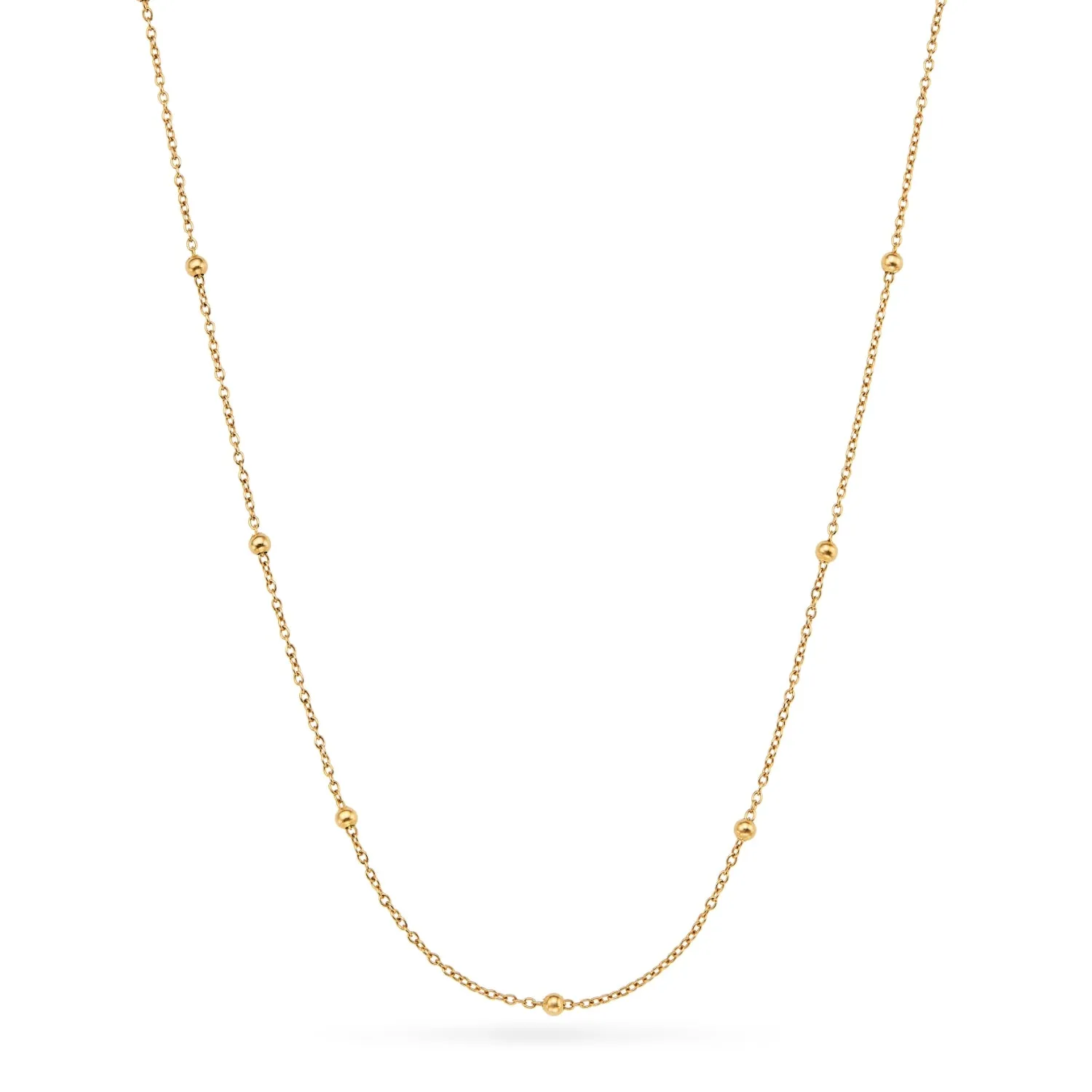 Entwine Initial Necklace (Gold)