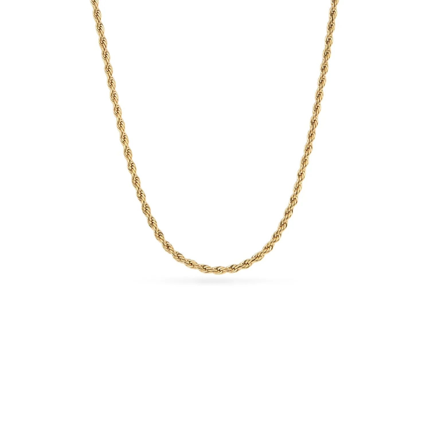 Entwine Initial Necklace (Gold)