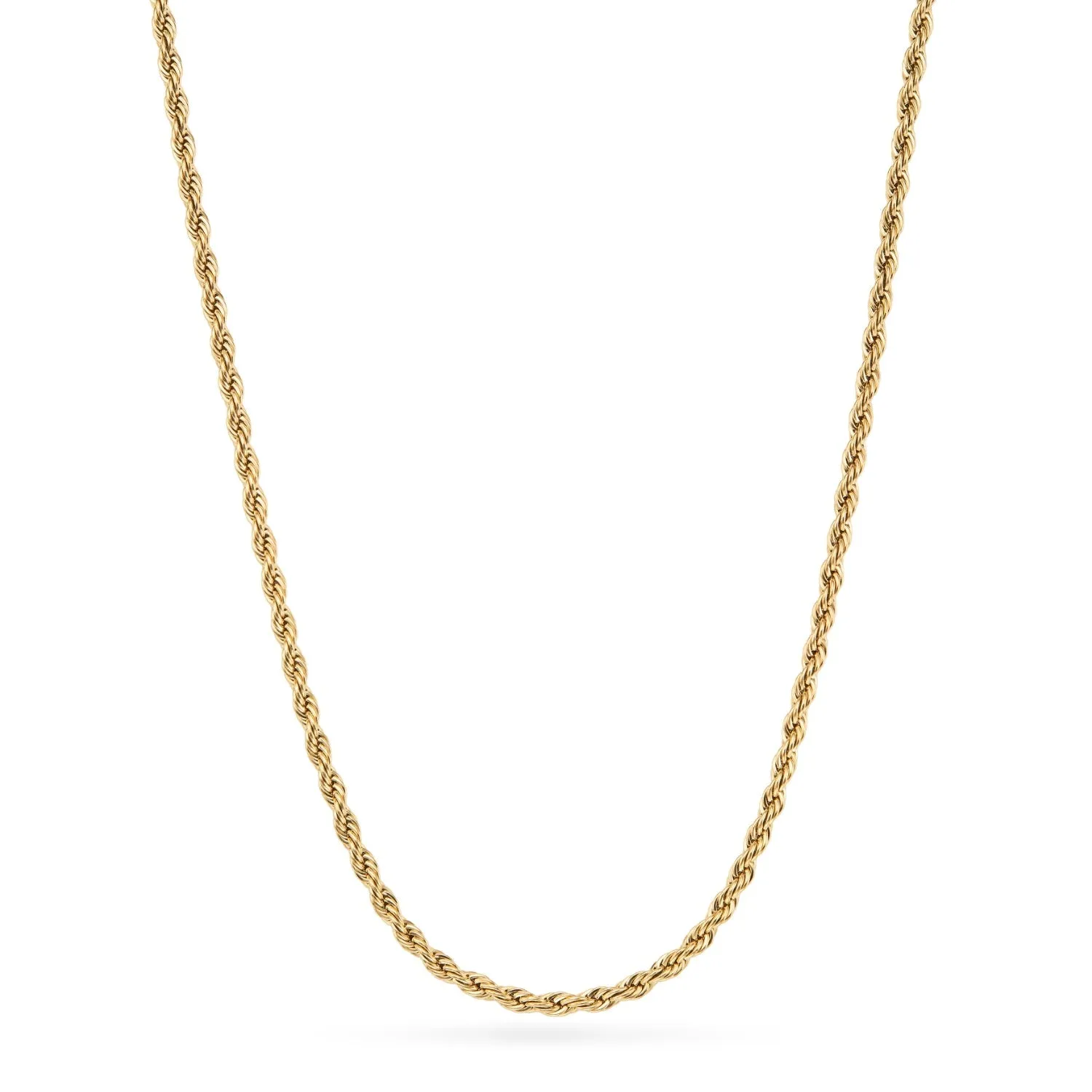 Entwine Initial Necklace (Gold)