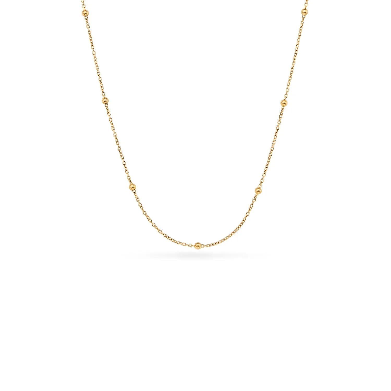 Entwine Initial Necklace (Gold)