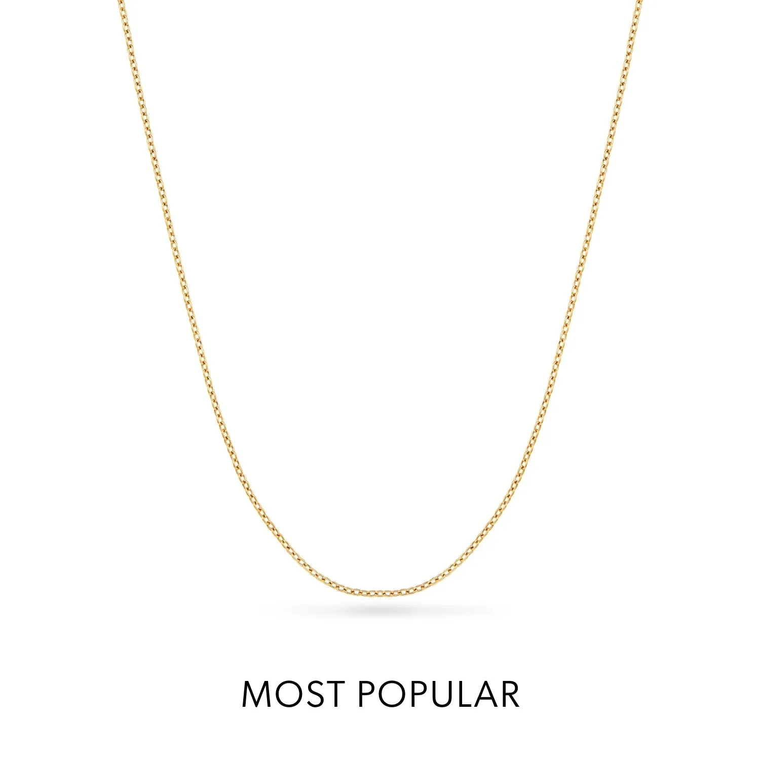 Entwine Initial Necklace (Gold)