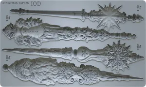 Iron Orchid Design Christmas Tapers 6x10 IOD Mould Limited Edition
