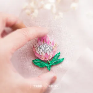 King Protea Brooch