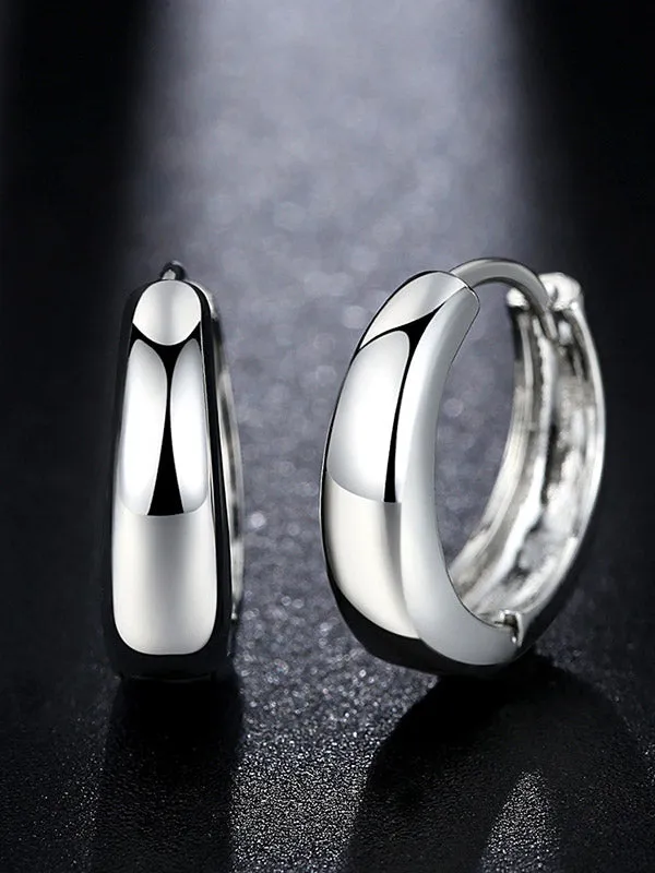 Shining Round Earrings