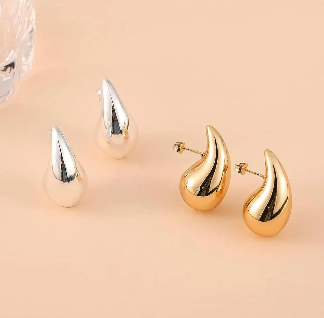 Tear drop earrings