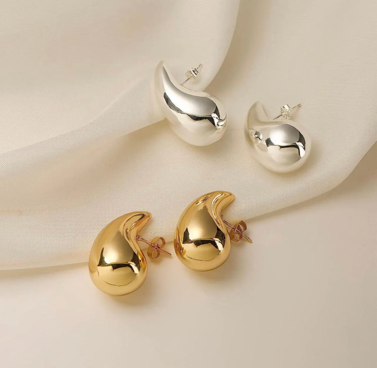 Tear drop earrings