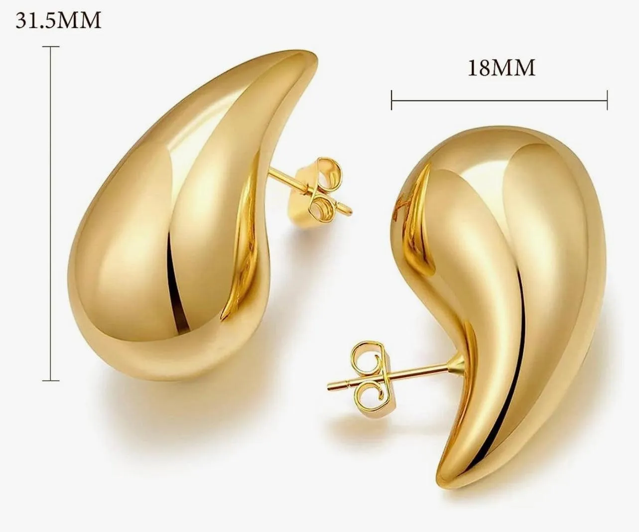 Tear drop earrings