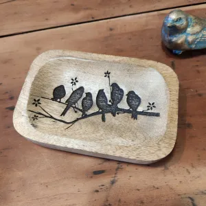 Wood Bird Bowl